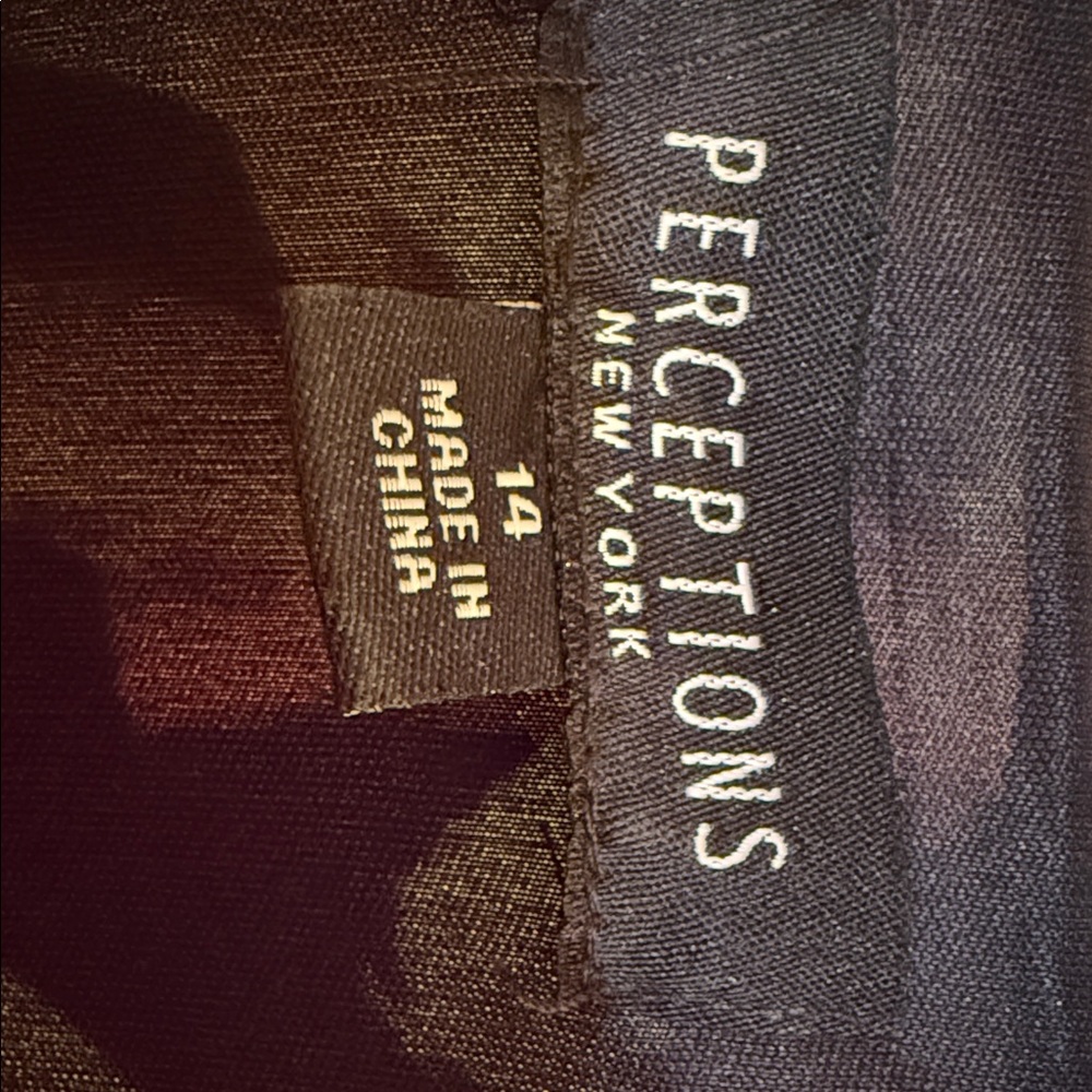 Perceptions Black and Pink Patterned Midi Dress - image 3